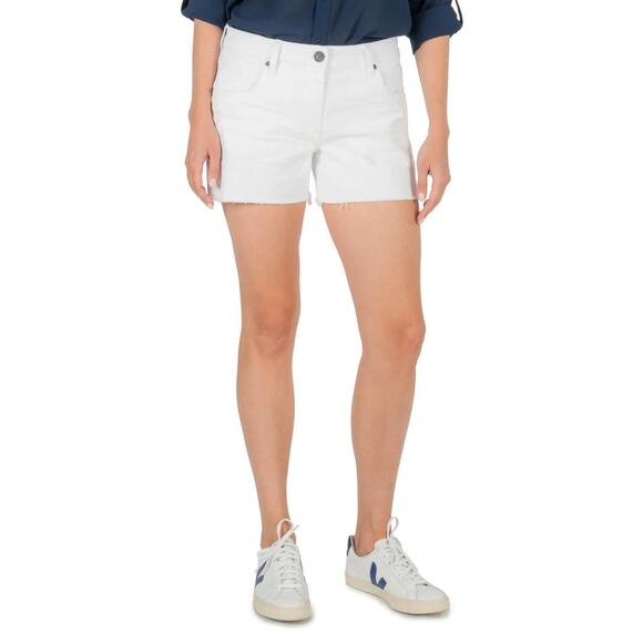 NWT Kut From The Kloth Jane Short Optic White SZ 6 Denim Shorts NEW - Picture 1 of 14